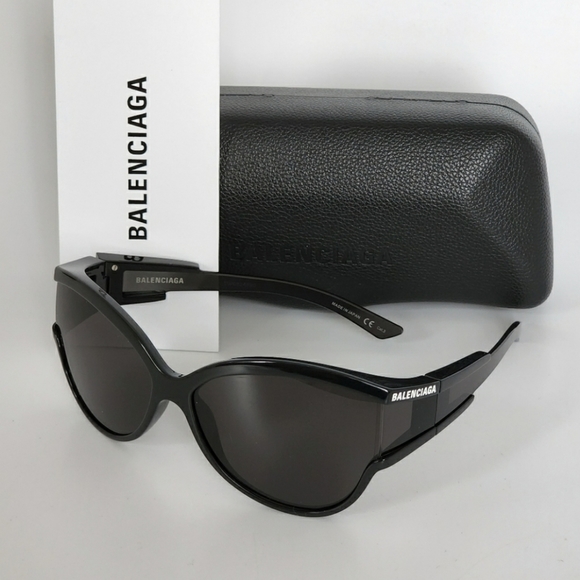 Balenciaga Accessories - BALENCIAGA Shield Wrap Sunglasses